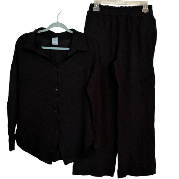 ❤️‍🔥𝙎𝙃𝘼𝘿𝙀 & 𝙎𝙃𝙊𝙍𝙀 𝙂𝘼𝙐𝙕𝙀 𝙒𝙄𝘿𝙀 𝙇𝙀𝙂 𝙋𝘼𝙉𝙏𝙎/𝘽𝙐𝙏𝙏𝙊𝙉 𝘿𝙊𝙒𝙉 𝙎𝙃𝙄𝙍𝙏 𝙎𝙀𝙏 - Picture 2 of 12